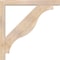 Ekena Millwork Funston Block Smooth Bracket w/ Offset Brace, Douglas Fir, 5 1/2"W x 42"D x 42"H BKT0604X42X42FST05SDF - alternate 3